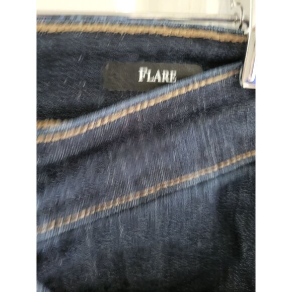 Judy Blue Los Angeles Blue Demin Flare Jeans size 13 stretch boho - Picture 3 of 7